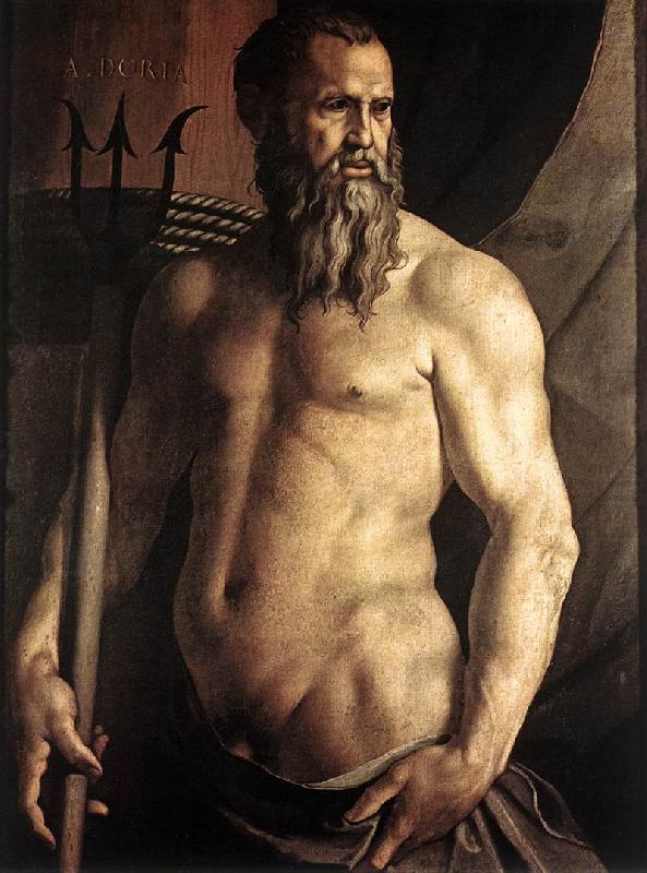 Portrait of Andrea Doria as Neptune df, BRONZINO, Agnolo